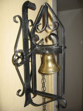 Türglocke Haustürglocke Wandglocke Glockenspiel Mit Messingglocke Glockenzug Bild