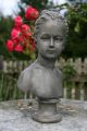 Romantische,  Wunderschöne,  Klassische Mädchen Büste,  Skulptur Steinfigur Nostalgie- & Neuware Bild 4