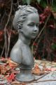 Romantische,  Wunderschöne,  Klassische Mädchen Büste,  Skulptur Steinfigur Nostalgie- & Neuware Bild 5
