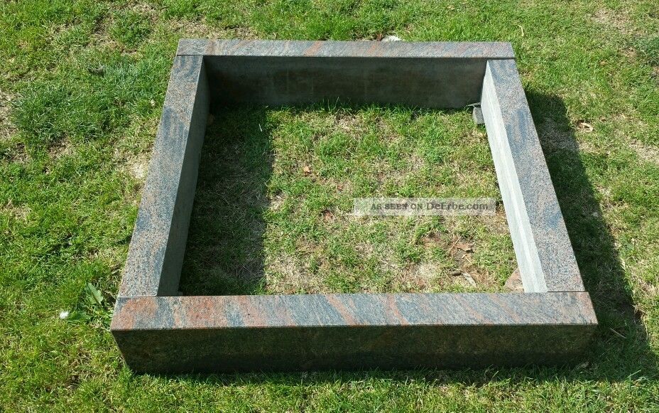 Granit Einfassung Grabeinfassung Friedhof Umrandung 