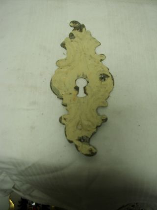 Altes Barockes Schlüsselschild Um 1745 Bild