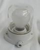 Drei Kellerlampen Deckenlampen Industrielampen Porzellan - Sockel Glasdom Original, vor 1960 gefertigt Bild 1