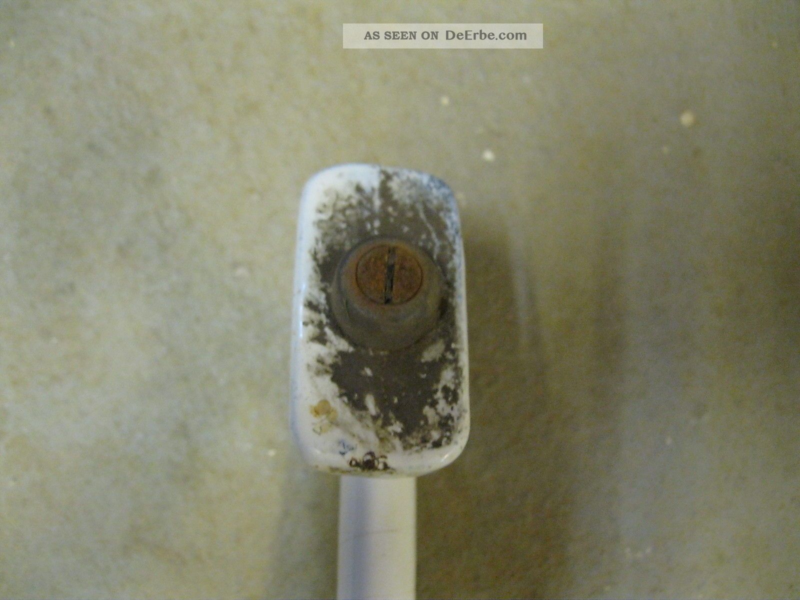 2 Waschtisch - Konsolen, Gußeisen Weiß Emailliert, Uralt