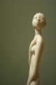 Schöne Afrikanische Nackt Grose Skulptur Aus Echtem Bein Beinarbeiten Bild 3