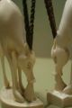 Zwei Mal Zwei Gazelle Aus Echten Bein Beinarbeiten Bild 5