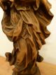 Alte Geschnitzte Holzfigur Maria/kind Liebes Freundliches Gesicht SchÖne Patina Holzarbeiten Bild 11