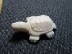 Nachlass Rar Alter Glücksbringer Die Schildkröte Aus Echtem Bein Gefertigt Beinarbeiten Bild 2
