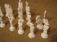 Rarität Sehr Altes & Seltenes Schachspiel Aus China Aus Bein Beinarbeiten Bild 4