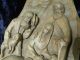 Krippe Hl.  Josef Jesus Maria 37cm Südtirol Gröden Blockkrippe Figur Geschnitzt Holzarbeiten Bild 2