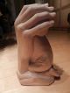 Schützende Hand Kind Selten 28cm Top Geschenk Skulptur Holzfigur Handgeschnitzt 1950-1999 Bild 9