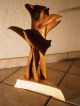 Skulptur - Exotik,  Holzskulptur,  Sculpture,  Edelstein,  Labradorit,  Zirbenholz Ab 2000 Bild 3