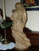 Holzfigur - Heiligenfigur - Madonna Mit Kind - Allgäu - Geschnitzt - Deko - Holzarbeiten Bild 1