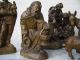 Sehr Alte Imposante Große Krippenfiguren Holz Geschnitzt 35 Cm Krippen & Krippenfiguren Bild 2