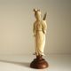 Kleine Skulptur • Weibliche Figur • Statuette • Bein Geschnitzt • Um 1900 Beinarbeiten Bild 3