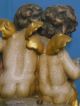 Große Holzschnitzerei 36 Cm. ,  2 Engel Musizierend,  Südtirol Selten Skulpturen & Kruzifixe Bild 6