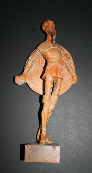 Don Quichotte Holz Figur Antik Bild