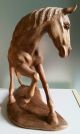 Pferd Sculpture Statue Hand Geschnitzt Holz Holzarbeiten Bild 3