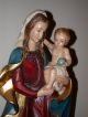 Hl.  Maria,  Madonna Mit Kind 72cm,  Holzfigur,  Holzschnitzerei,  Lindenholz Holzarbeiten Bild 1