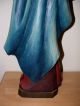 Hl.  Maria,  Madonna Mit Kind 72cm,  Holzfigur,  Holzschnitzerei,  Lindenholz Holzarbeiten Bild 6
