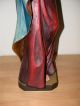 Hl.  Maria,  Madonna Mit Kind 72cm,  Holzfigur,  Holzschnitzerei,  Lindenholz Holzarbeiten Bild 8
