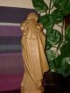 Holzfigur - Heiligenfigur - Madonna Mit Kind - Bayern - Geschnitzt - Deko - Holzarbeiten Bild 1