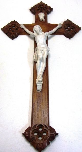 Christuskreuz Kruzifix Jesus Inri Holzkreuz Handgeschnitzt Holz Christus Kirche Bild