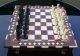 Alte Indische Bein - Schachfiguren Schachspiel,  Schachbrett Schach Echec Chess Beinarbeiten Bild 2