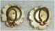 1 Paar Ohrringe/clips Mit Geschnitzter Rose Aus Bein (182) Schmuck & Accessoires Bild 1