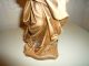 Alte Skulptur Madonna Mit Kind,  Holz Geschnitzt,  Marien Statue,  Nachlass Skulpturen & Kruzifixe Bild 6