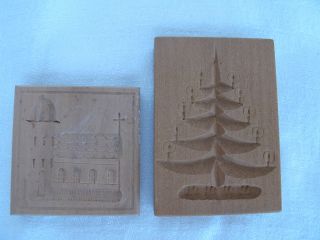Weihnachtsbäckerei Springerleformen,  Plätzchenformen,  Holzmodel Bild