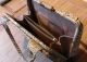 Antike,  Hochwertige Damen - Handtasche - Pythonleder Holzarbeiten Bild 1