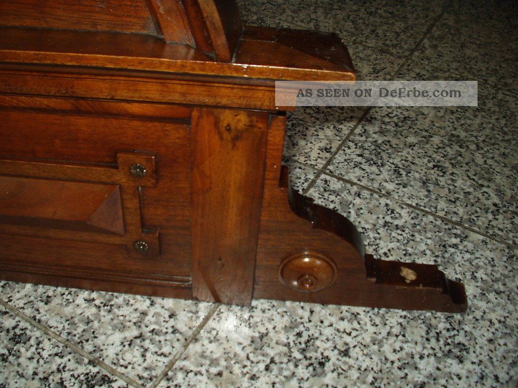 Grosser Grunderzeit Schrankaufsatz Um 1800 Nussbaumholz Toptoptop