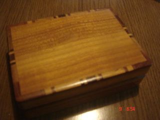 Holzschachtel,  Kästchen Aus Holz 12x8,  5x3,  3 Cm Bild