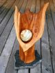 Skulptur - Targan,  Apfelholzskulptur,  Sculpture,  Applewood,  Onyx Marmor Kugel Ab 2000 Bild 11