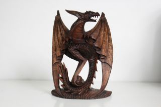 Drachen Gothic Gothik Keltic Fantasy Asien Deko 27cm Bild