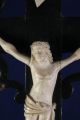 Holzkreuz Mit Beinarbeit Jesus,  Totenkopf,  Knochen Und Irni 18 - 19 Jhd. Skulpturen & Kruzifixe Bild 4