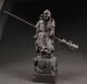 Große Guanyu Held 关羽 Skulpturen,  Ebenholz Holz,  China Selten Entstehungszeit nach 1945 Bild 5