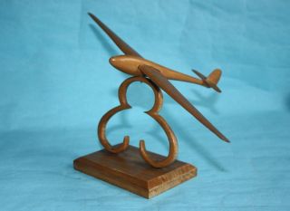 Segelflugzeug - Altes Holz - Tisch - Standmodell; Vielleicht So 30´/40´j.  (?) Bild