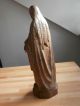 Holzfigur,  Madonna,  Marienfigur,  Handgeschnitzt,  Ca.  45 Cm Hoch Holzarbeiten Bild 3