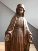 Holzfigur,  Madonna,  Marienfigur,  Handgeschnitzt,  Ca.  45 Cm Hoch Holzarbeiten Bild 5