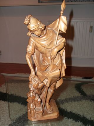 Schutzpatron Heiligenfigur Holzfigur Florian Von Lorch Statue Skulptur Plastik Bild