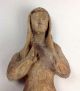Maria Statue Holz Geschnitzt Handgemacht Wood Handmade Um 1800 Holzarbeiten Bild 2