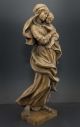 Holz - Madonna Mit Jesuskind,  Sehr Feine Gesichter 49 Cm Groß,  Hl.  Familie Skulpturen & Kruzifixe Bild 5