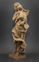 Holz - Madonna Mit Jesuskind,  Sehr Feine Gesichter 49 Cm Groß,  Hl.  Familie Skulpturen & Kruzifixe Bild 6