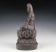 Sammeln Alte Kwan - Yin Skulpturen,  Ebenholz,  China Selten Asiatika: China Bild 4