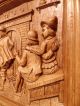 Wandbild Geschnitzt,  Schnitzerei,  Relief,  Holzbild 3d,  Fröliche Runde Beim Tanzen Holzarbeiten Bild 4