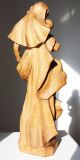 Sehr Große Madonna Mit Kind,  Handgeschnitzt,  Vollholz,  Ca.  80 Jahre Alt,  50 Cm Holzarbeiten Bild 2