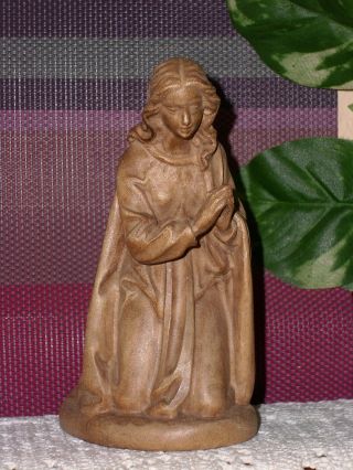 Holzfigur - Krippenfigur - Maria - Südtirol - Geschnitzt - Deko - 18cm - Serie Bild