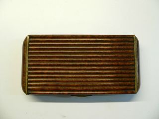 Wurzelholz - Furnierte Zigarettenschatulle,  Um 1900,  24,  5 X 12,  5 Cm. Bild