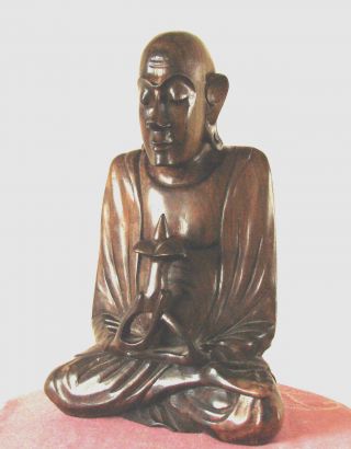 Sehr SchÖnes Holz Schnitzerei Indonesia Indonesischer Buddha Boeddha Bouddha Bild